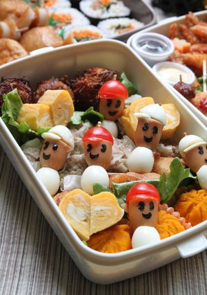 運動会のお弁当2011（弐の段）-レシピのメイン写真