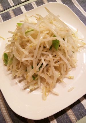 美味で大量消費！もやしとネギの梅昆布茶-レシピのメイン写真