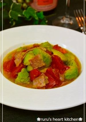 ✿アボカドとトマトとベーコンの醤油炒め✿-レシピのメイン写真