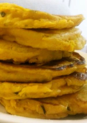 子どもも大好き★かぼちゃのホットケーキ-レシピのメイン写真
