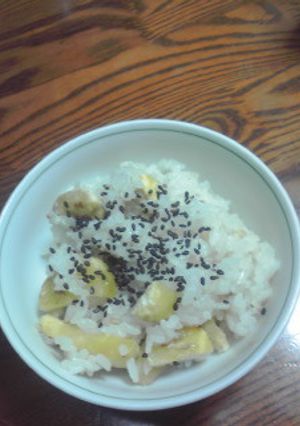簡単でごめんなさい栗ご飯だワン-レシピのメイン写真
