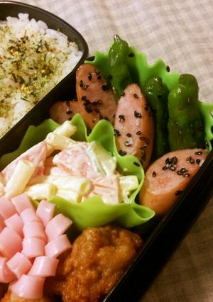 お弁当に！ウインナーとしし唐のごま塩焼き-レシピのメイン写真