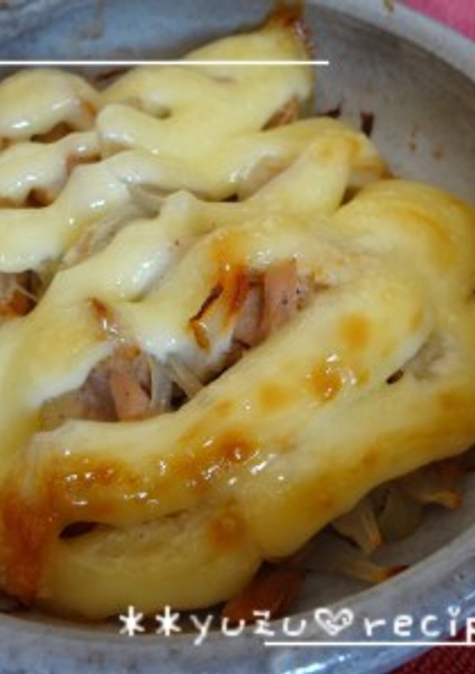 ちくわとツナ玉ねぎのマヨ焼き＊＊-レシピのメイン写真