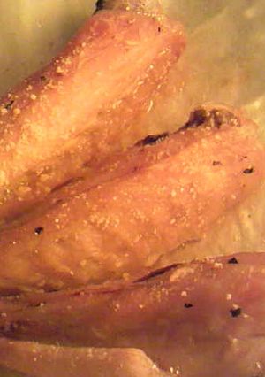 手羽中のクレイジーソルト粉チーズ焼き-レシピのメイン写真