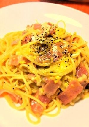 卵と粉チーズでカルボナーラ-レシピのメイン写真