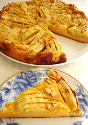 りんごたっぷりの洋風さつま芋羊羹ケーキ-レシピのメイン写真