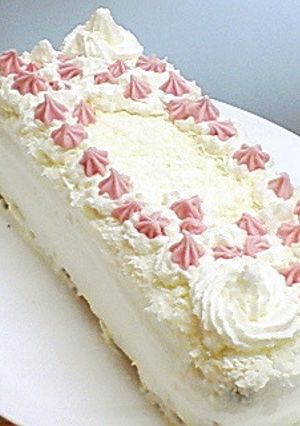 ☆濃厚ホワイトチョコのふわふわケーキ☆-レシピのメイン写真