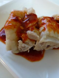 ゆで鶏のコチュジャンソース添え-レシピのメイン写真