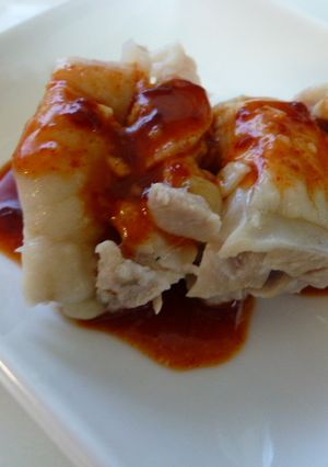 ゆで鶏のコチュジャンソース添え-レシピのメイン写真