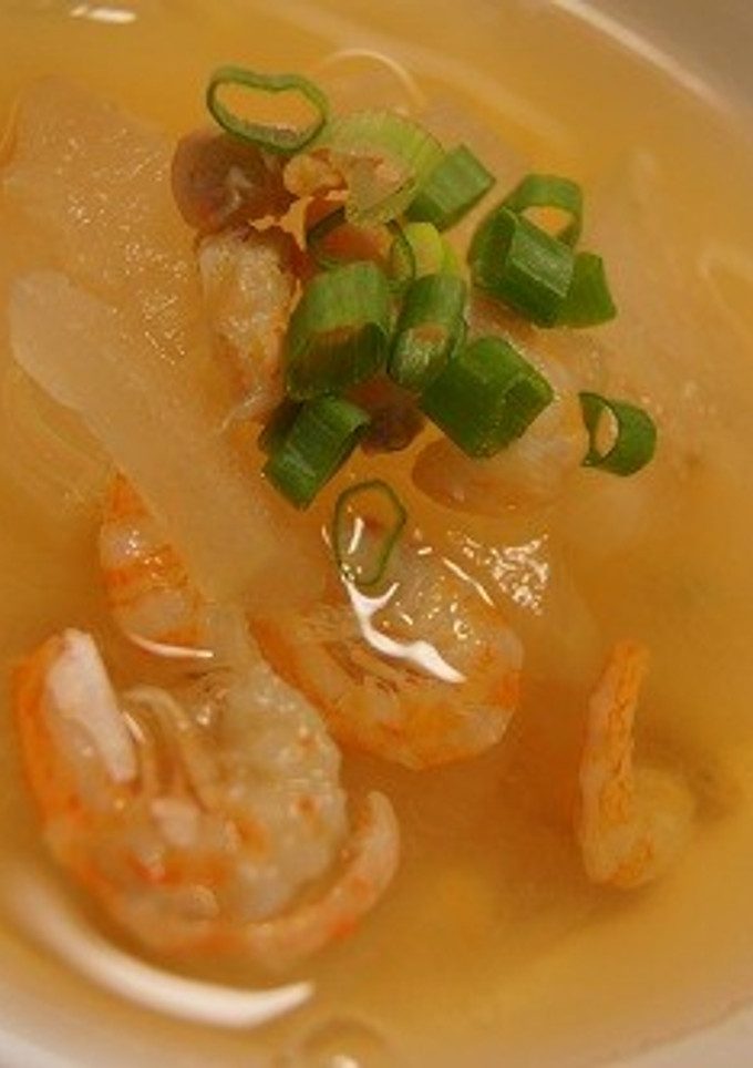簡単！冬瓜と干しえびのスープ☆-レシピのメイン写真