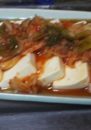 おつまみに★キムチ豆腐-レシピのメイン写真