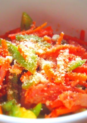 お弁当に！簡単ナポリタン風な野菜炒め-レシピのメイン写真