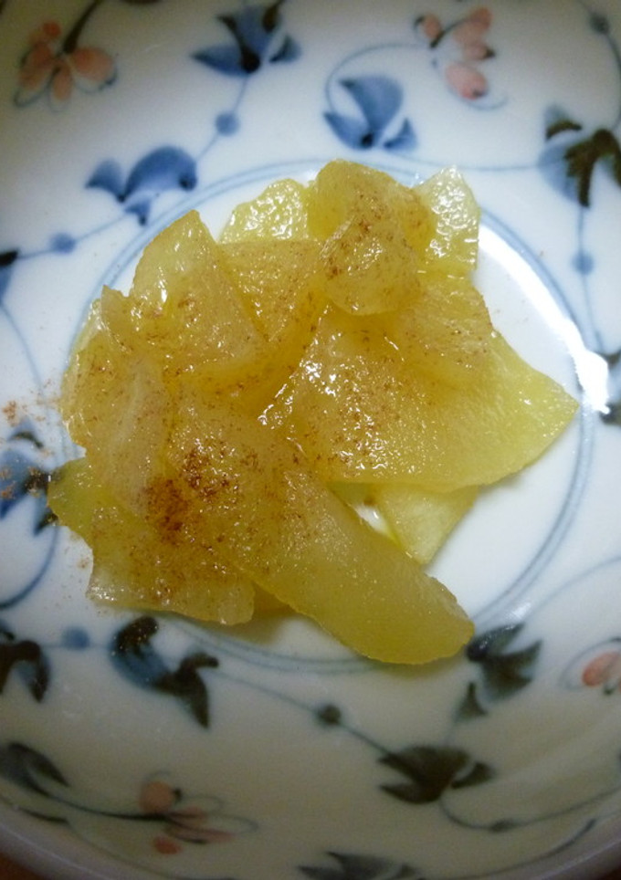 レンジで３分！焼きりんご風デザート☆-レシピのメイン写真