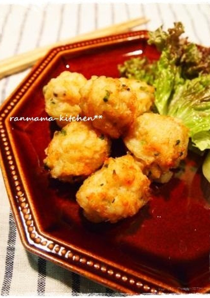 エビと蓮根のシャキシャキ揚げボール-レシピのメイン写真