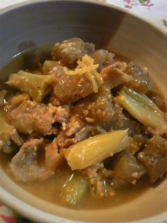こんにゃくと豚バラのみそ煮-レシピのメイン写真