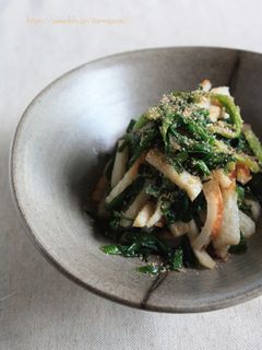 ニラと竹輪の中華胡麻和え-レシピのメイン写真