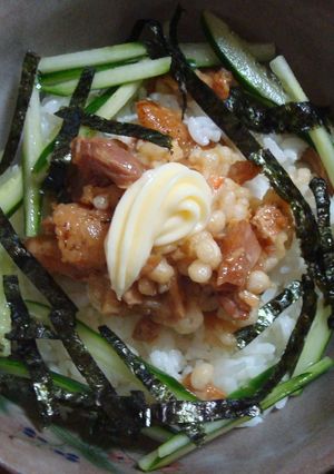 焼き鳥の缶詰で簡単丼ぶり-レシピのメイン写真