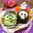 フランケン＆ドクロ★ハロウィンキャラ弁