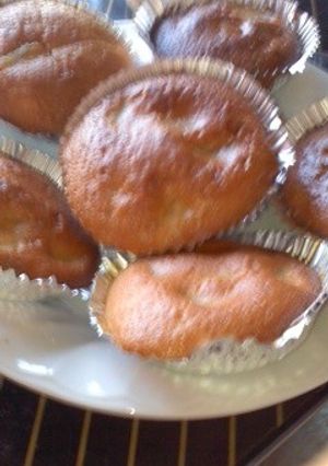 カレおやつ☆梨の黒糖カップケーキ♪-レシピのメイン写真