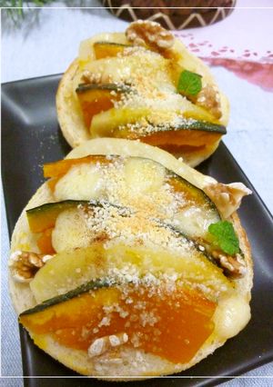 ＊林檎とかぼちゃのトースト＊-レシピのメイン写真