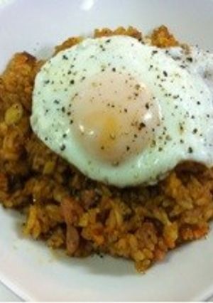 残り物で！スパイシーケチャップライス♬-レシピのメイン写真