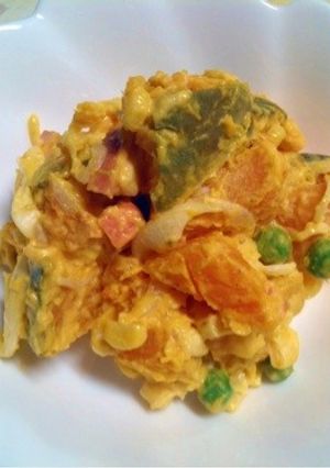 かぼちゃサラダ-レシピのメイン写真