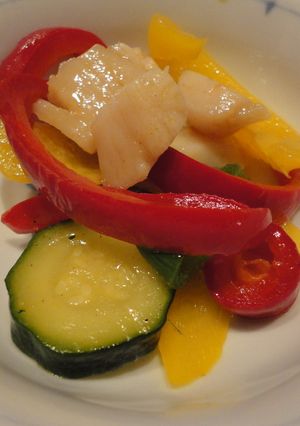 ホタテの彩り野菜炒め-レシピのメイン写真