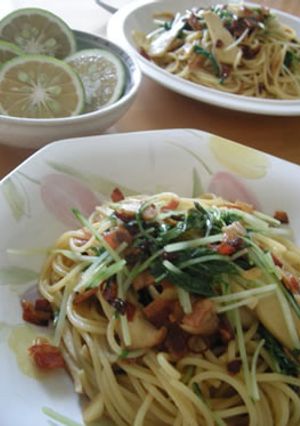 かぼす香る*オイルパスタ-レシピのメイン写真