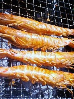 BBQや即席肴に。簡単!車海老の塩焼き。-レシピのメイン写真