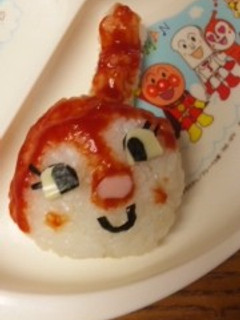 キャラ弁にも。簡単にドキンちゃん☆-レシピのメイン写真