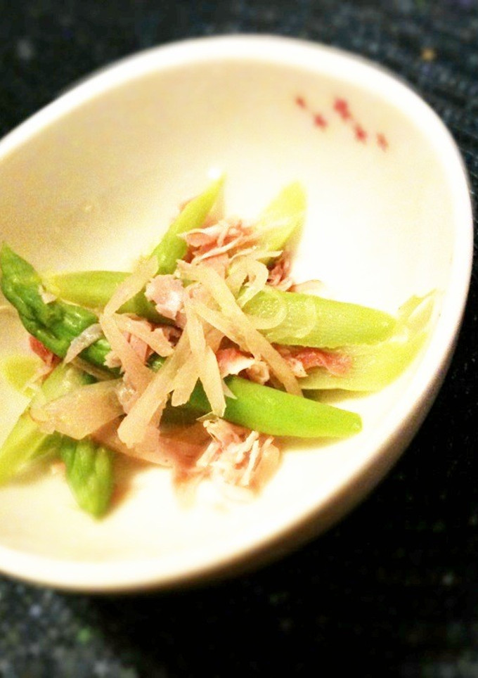アスパラとハムと新生姜の和え物＊サラダ風-レシピのメイン写真