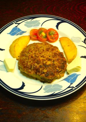 野菜ねり込みハンバーグ・コク深いワンパン-レシピのメイン写真