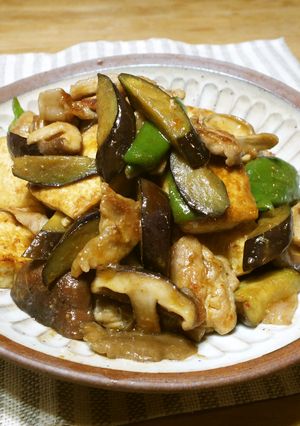 ピリ辛お味噌で♪豆腐の炒めもの-レシピのメイン写真