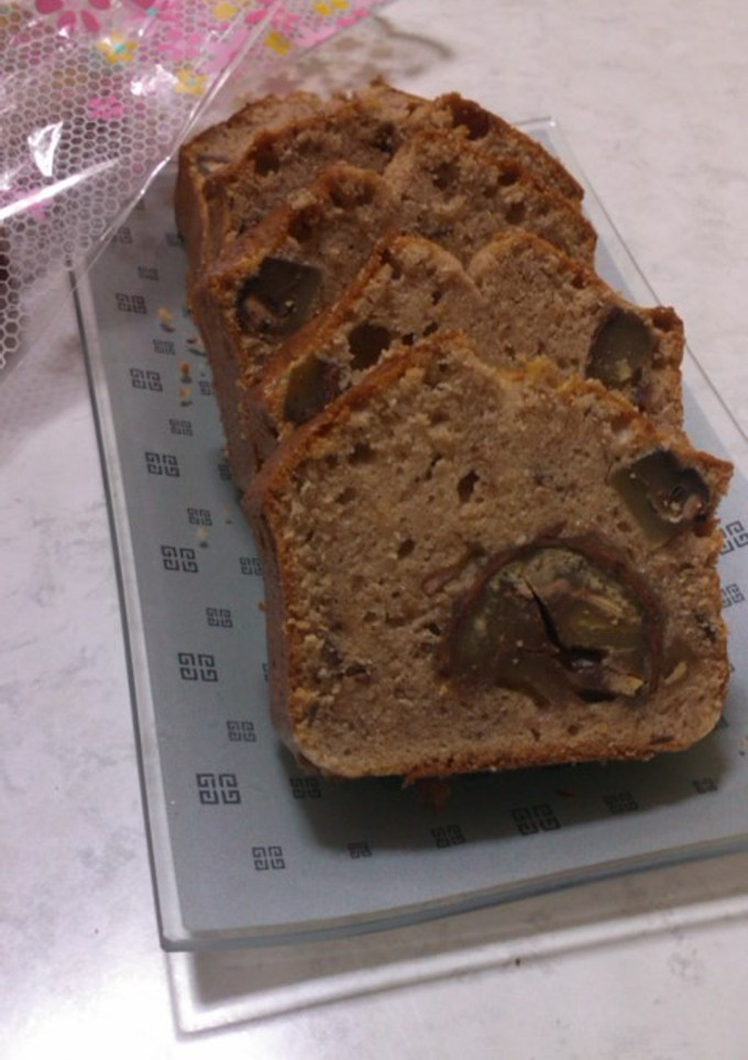 簡単♪栗の渋皮煮のパウンドケーキ-レシピのメイン写真