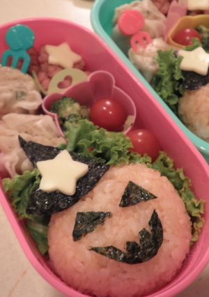 ハロウィン　ジャックオーランタン弁当-レシピのメイン写真