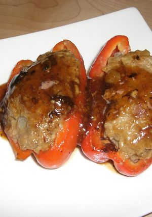 ピーマンの肉詰め照り焼き風-レシピのメイン写真