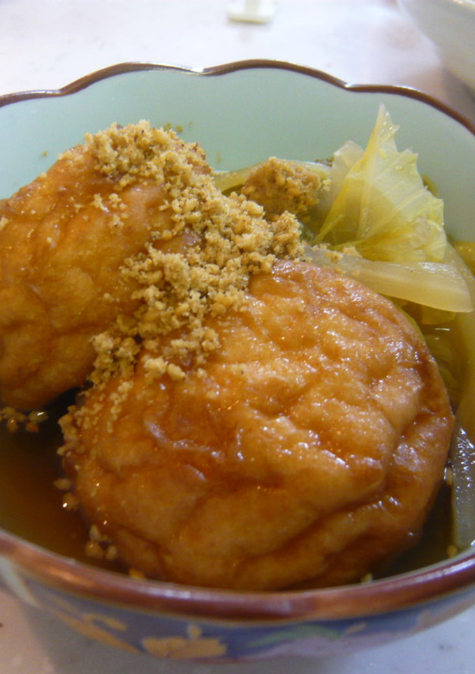 ほっとする味魚河岸あげと白菜のごま風味煮-レシピのメイン写真