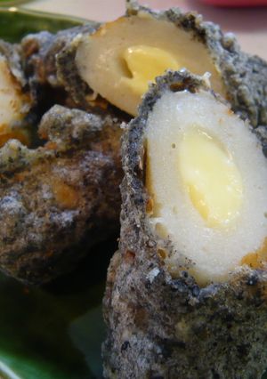 チーズＩＮちくわの黒ゴマ天ぷら-レシピのメイン写真