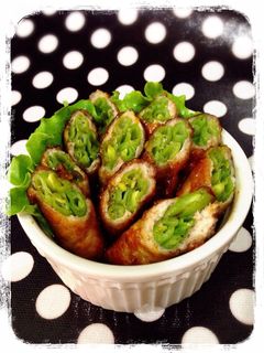 焼肉のタレで簡単♪いんげんの肉巻き-レシピのメイン写真