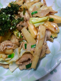 漬け長芋の野菜炒め-レシピのメイン写真