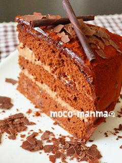 ●濃厚ガナッシュのチョコレートケーキ●-レシピのメイン写真