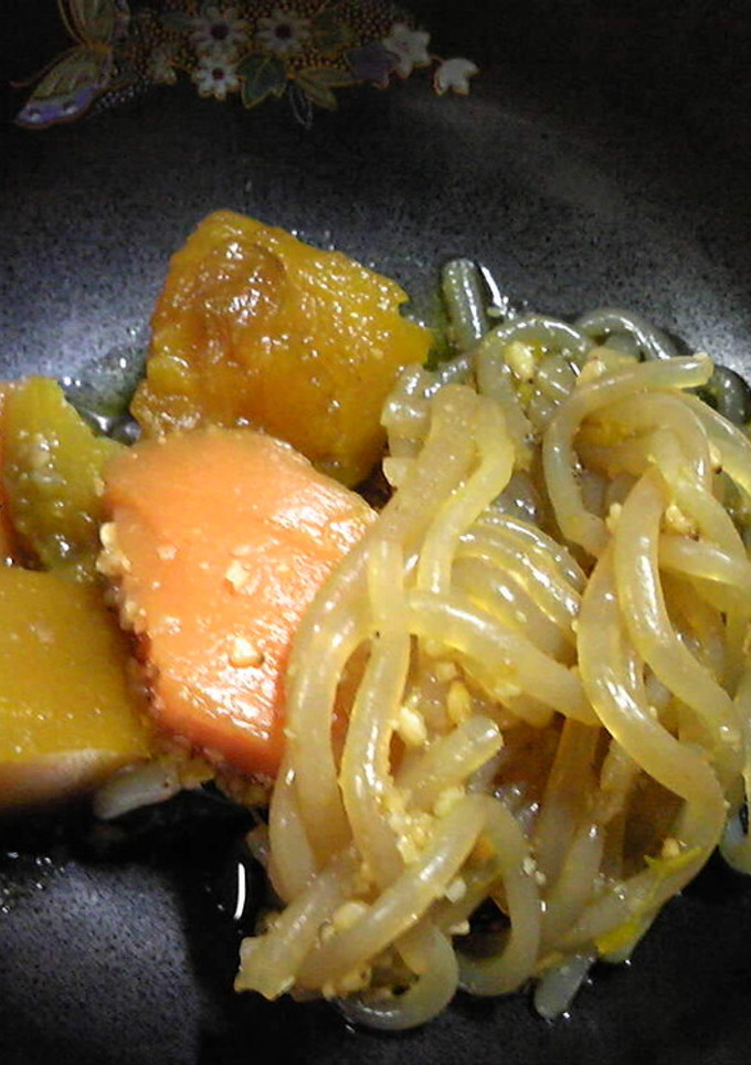 かぼちゃと人参の煮物-レシピのメイン写真
