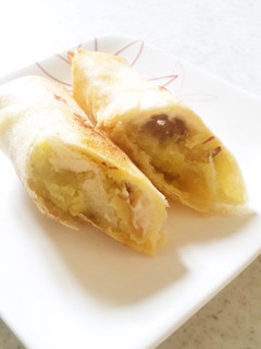 ヘルシー♪春巻きの皮の包み焼き☆-レシピのメイン写真