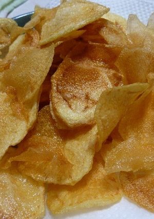 パリパリ簡単　ポテトチップス-レシピのメイン写真