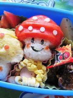 きのこのお弁当(キャラ弁)-レシピのメイン写真