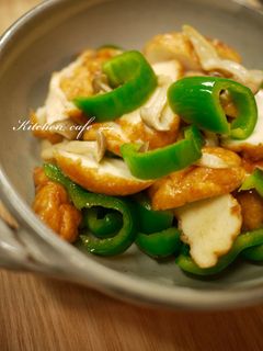 魚河岸あげとピーマンの炒め物-レシピのメイン写真