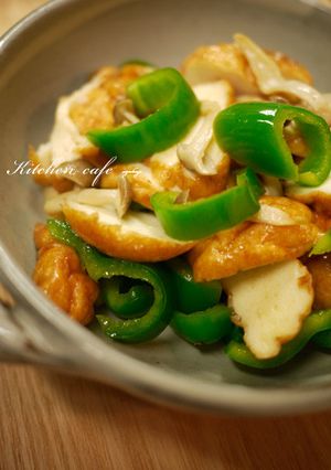 魚河岸あげとピーマンの炒め物-レシピのメイン写真