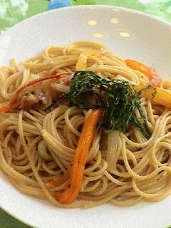 カラフル★ 和風スパゲッティ★-レシピのメイン写真