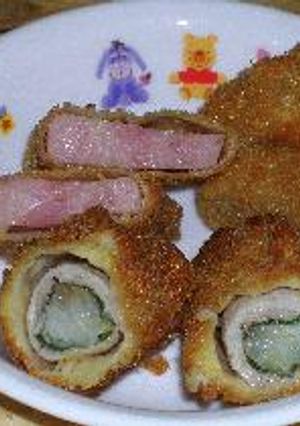 ベーコンとウィンナーと豚ロールカツ-レシピのメイン写真