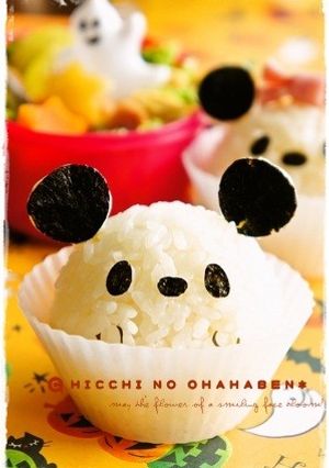 ＊キャラ弁＊ハロウィン★ミッキーおばけ-レシピのメイン写真